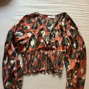 Stylish Women's Leopard Print Top